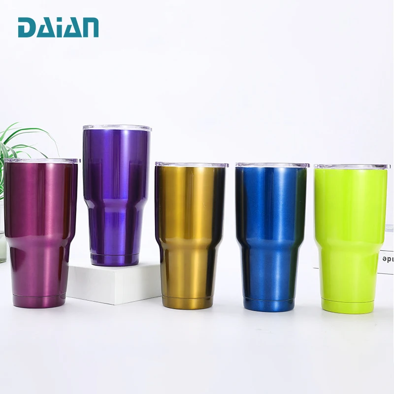 Hot Selling 30OZ Vacuum Tumbler  Double Wall Metal Coffee Mug 30 oz Stainless Steel Tumbler with Straw