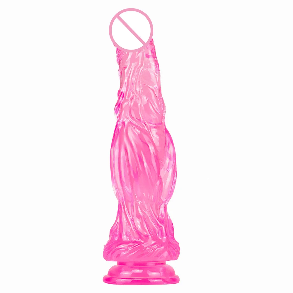 Best-Selling Pink liquid silicone rubber Dildo make scream adult sex toy  For Woman for Female Penis Female Sex