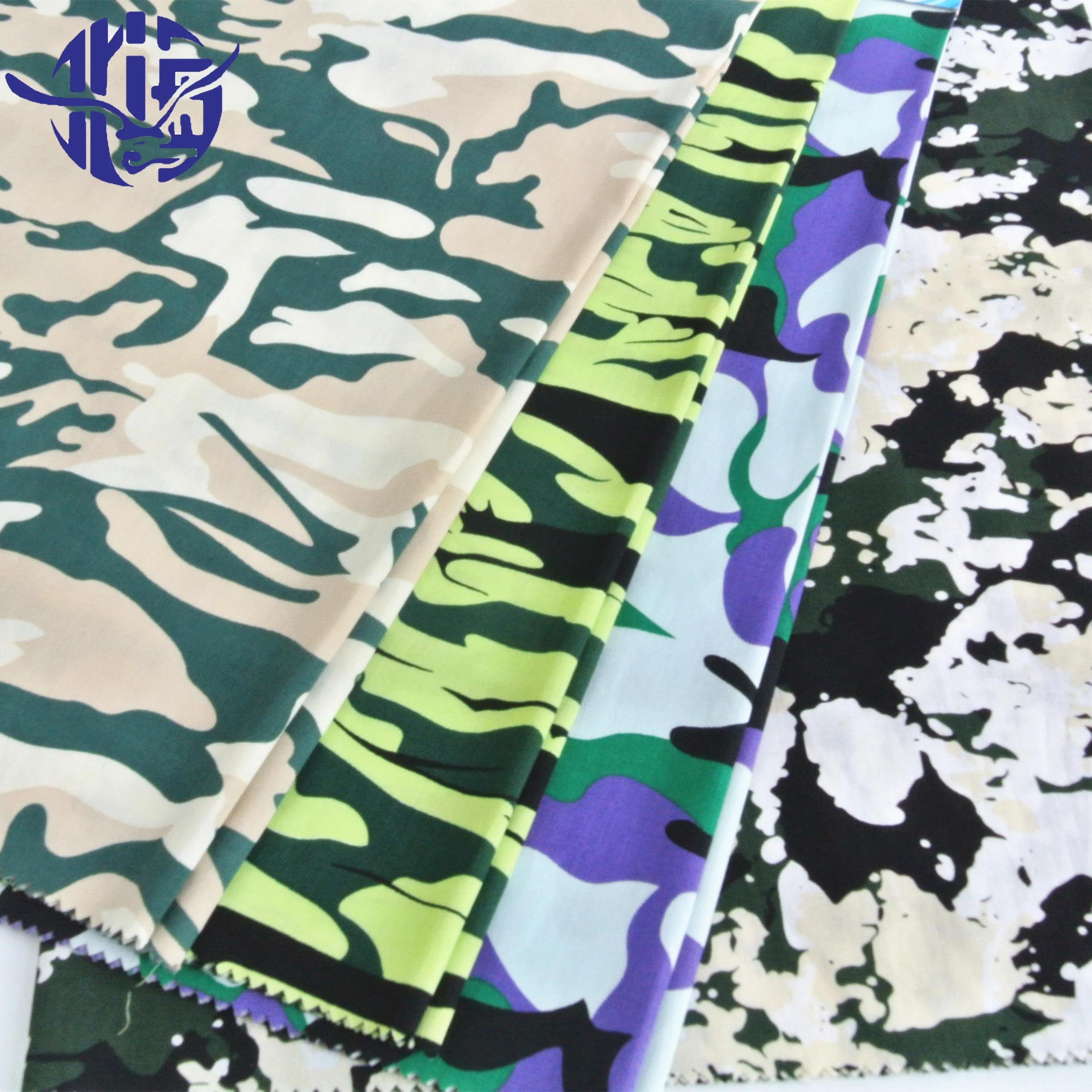 2022 Popular design textiles japanese cotton Camouflage pattern series printing fabric