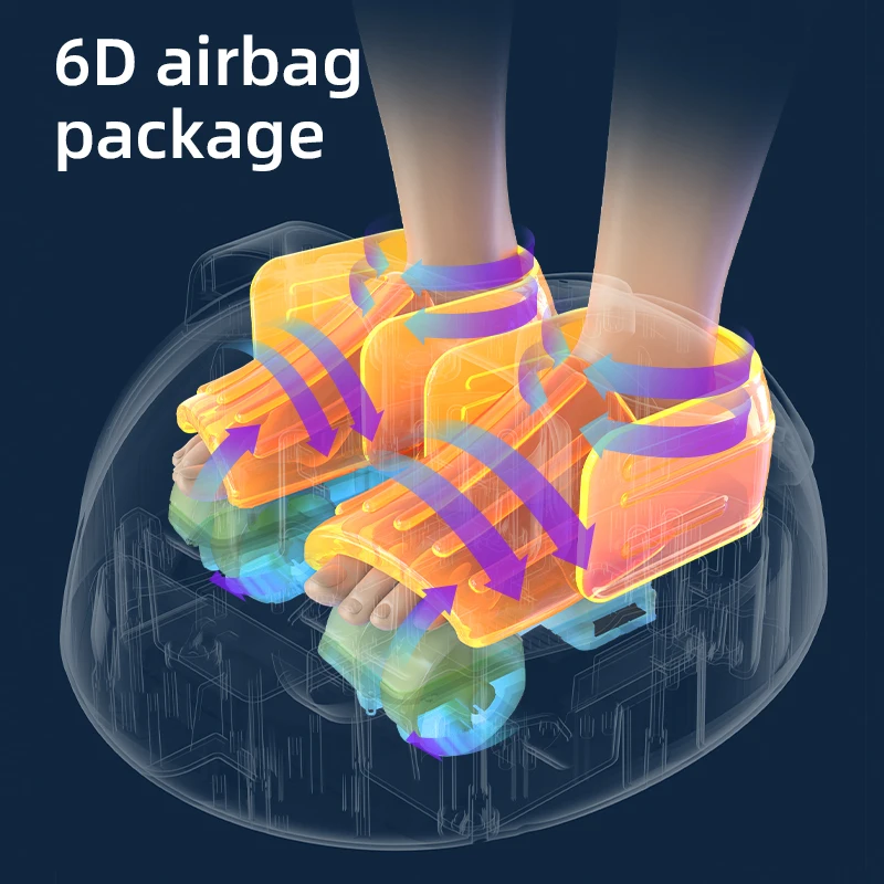 High Quality Shiatsu Body Massager Machine Vibrating Kneading Foot Massager with Heating Comfortable Full Cover for Foot