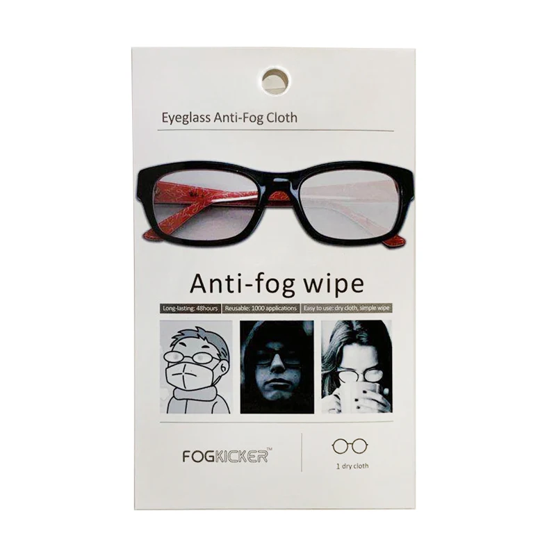 Eyeglass Anti fog Cloth, Anti-fog Wipes, Lens Cleaning, Antifog