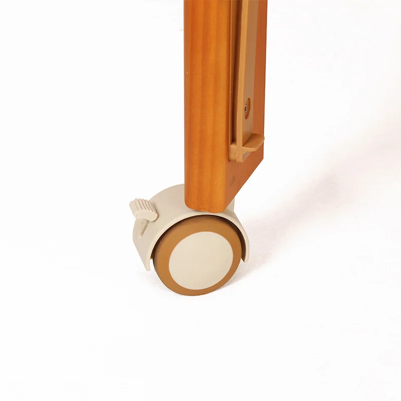
Beech Wood Height-adjustable Crib Solid Wood Cribs Removable and Lightweight Crib 