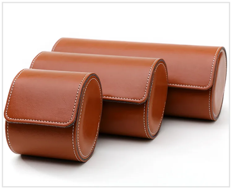 High Quality Leather Watch Case Custom Travel Watch Box with 1 2 3 Slots Luxurious PC Material Watch Case