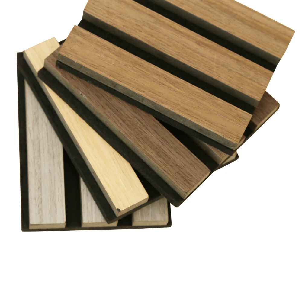 Acoustic Slat Panel Wood Panel Wood Modern Interior Sound Proof Wall Decoration Acoustic Wall Panels