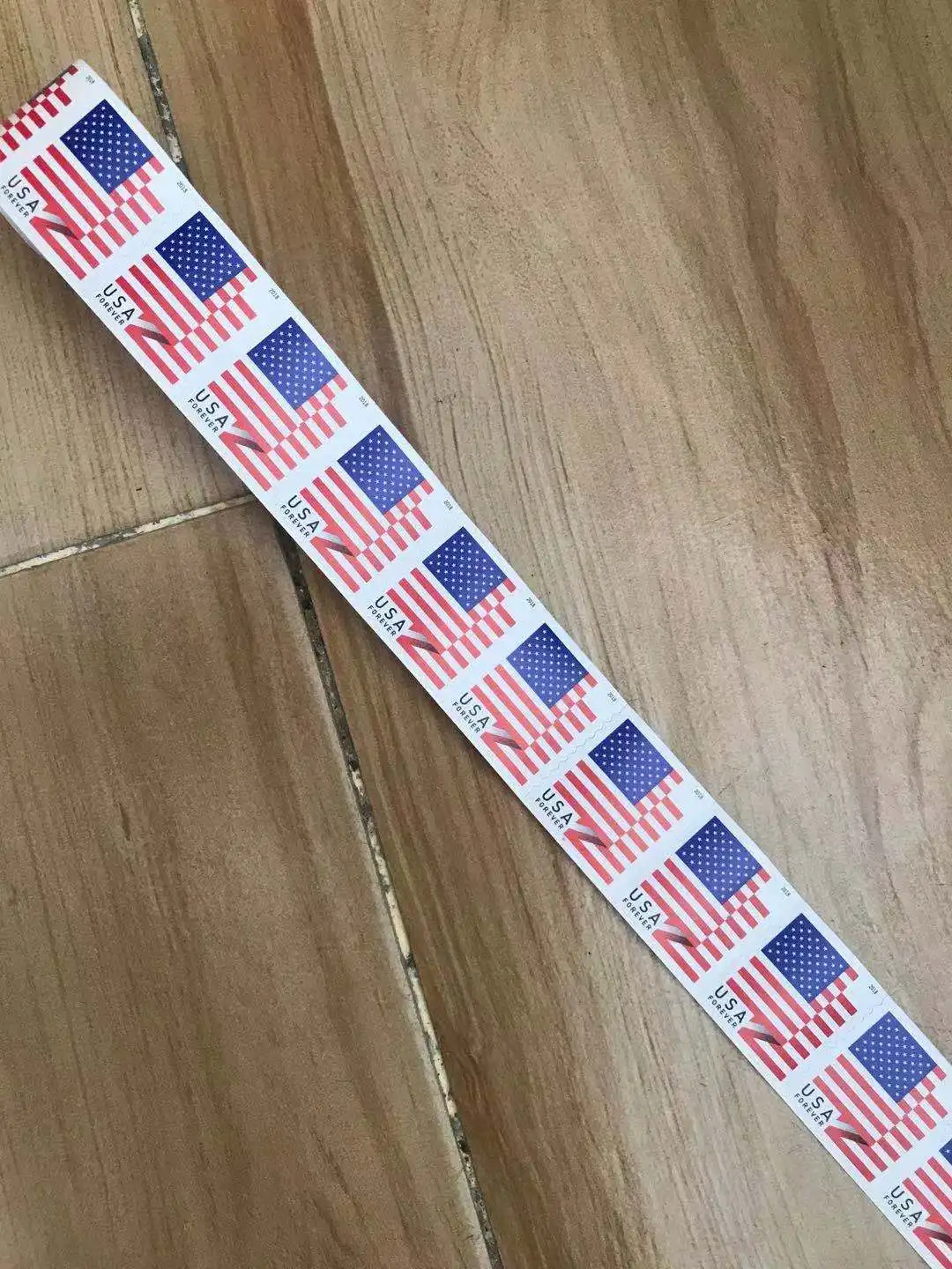 Manufacturers customized design usa forever stamps 5 panes of 20 custom loho postage stamp