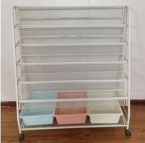 Top Quality Multi-style Newspapers Magazine Display Stand Books Display Shelf Metal Advertising Stand