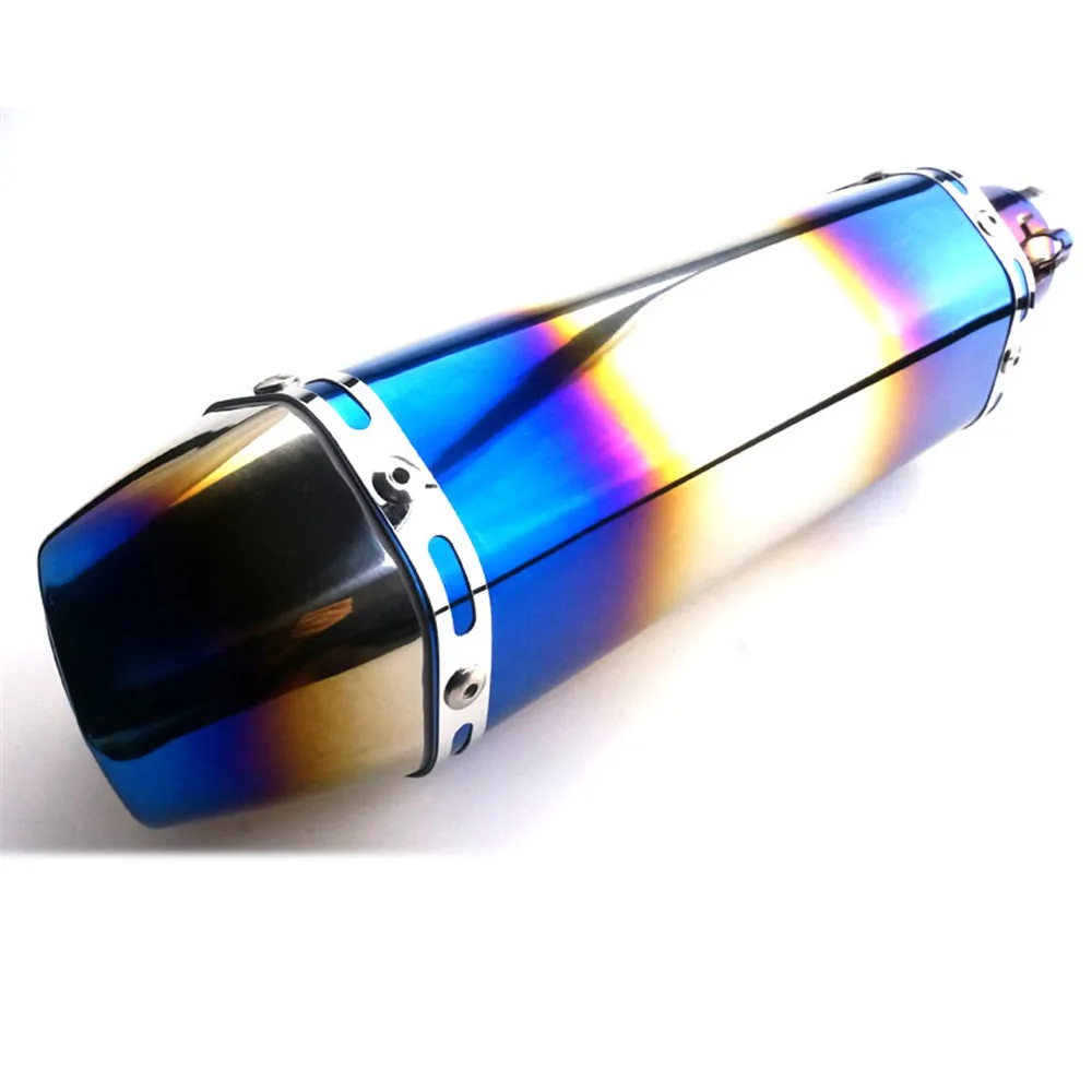 CNC Machined End Motorcycle Exhaust Muffler Pipe Modified For Kawasaki Honda bmw suzuki benelli KT DUCATI