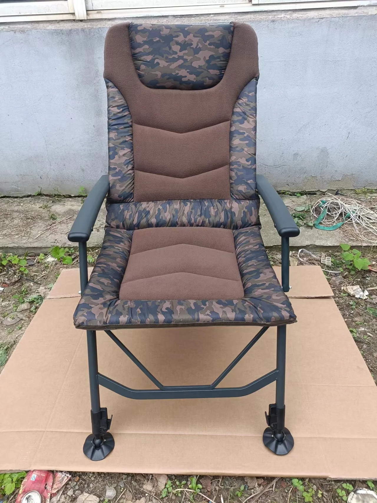 High Quality Carp Fishing Chair Adjustable Foldable Fishing Camping Chair With Firm Legs