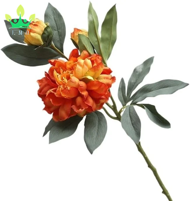 Artificial Multi-Layer Peony Flower with Stems Real Look Peonies for Wedding Centerpieces Bridal Baby Shower Party Decorations