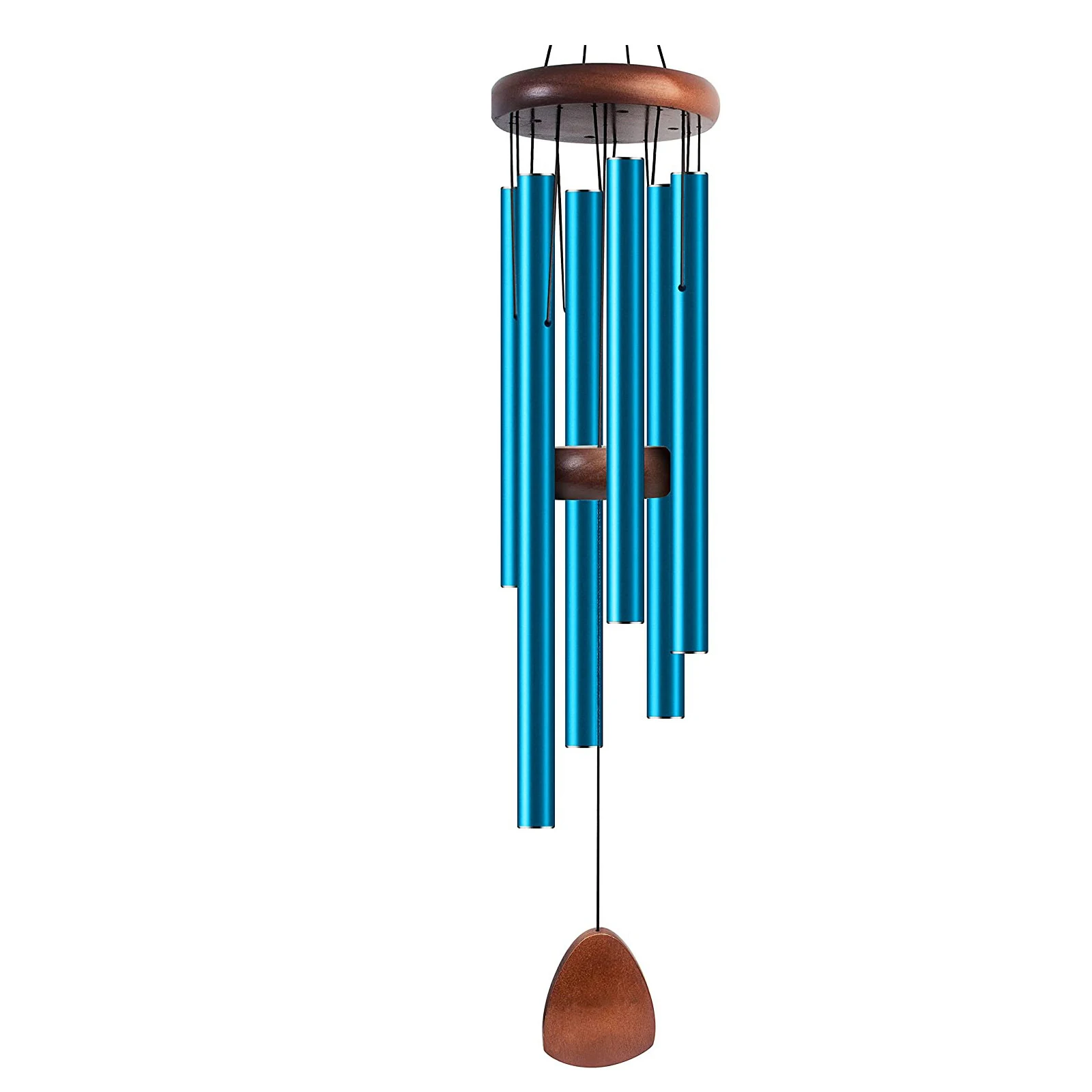 Wind Chimes for Outside with Wood Catcher 37 Inches Large Aluminum Windchimes Outdoors Chime