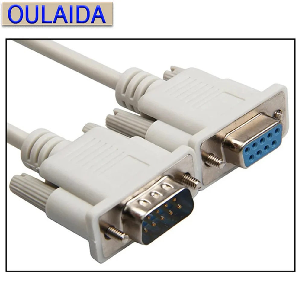OULAIDA DB9 Serial Port Cable 9-Pin RS232 cable Used for industrial instruments and other serial devices for data transmission