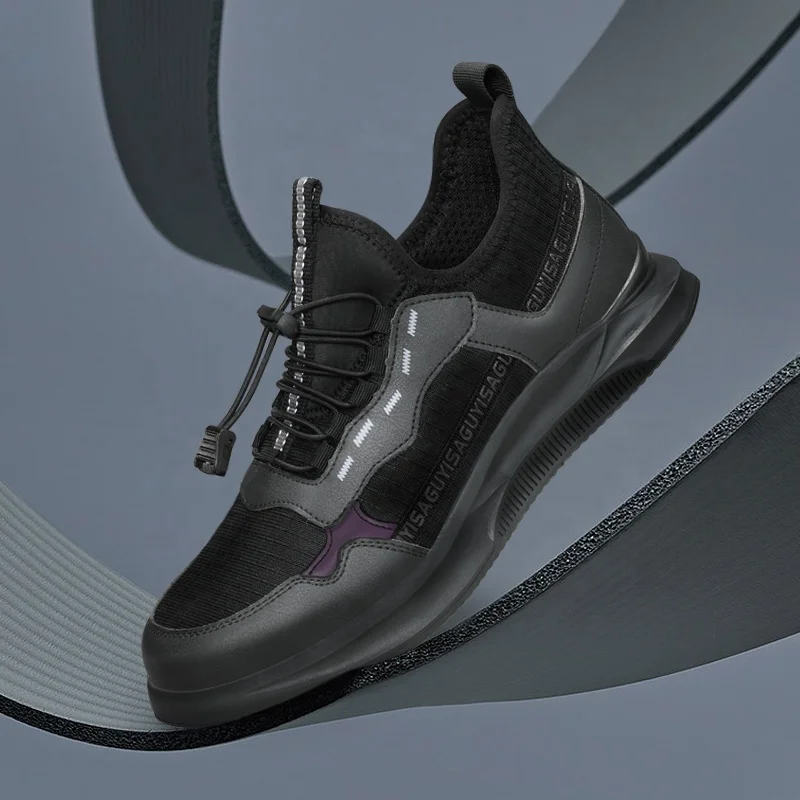 GUYISA Hot Selling Breathable High Quality Safety Shoes Lightweight Rubber Sole Steel Toe Safety Shoes