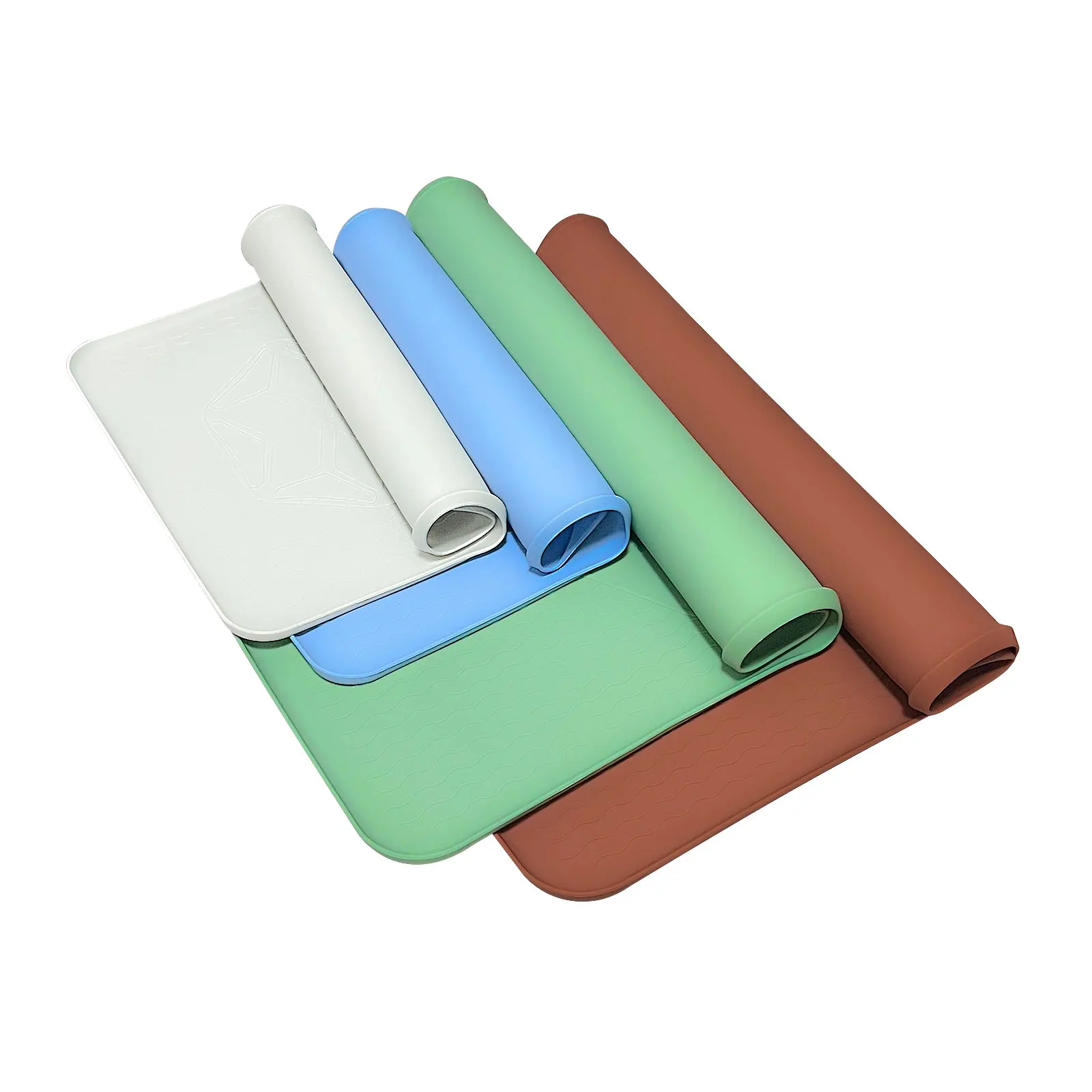 Non-sticking Paw Shape Silicone Large Size Food Dog Cooling Cat Litter Double Layer Bed Feeding The Lick Play Pet Mat