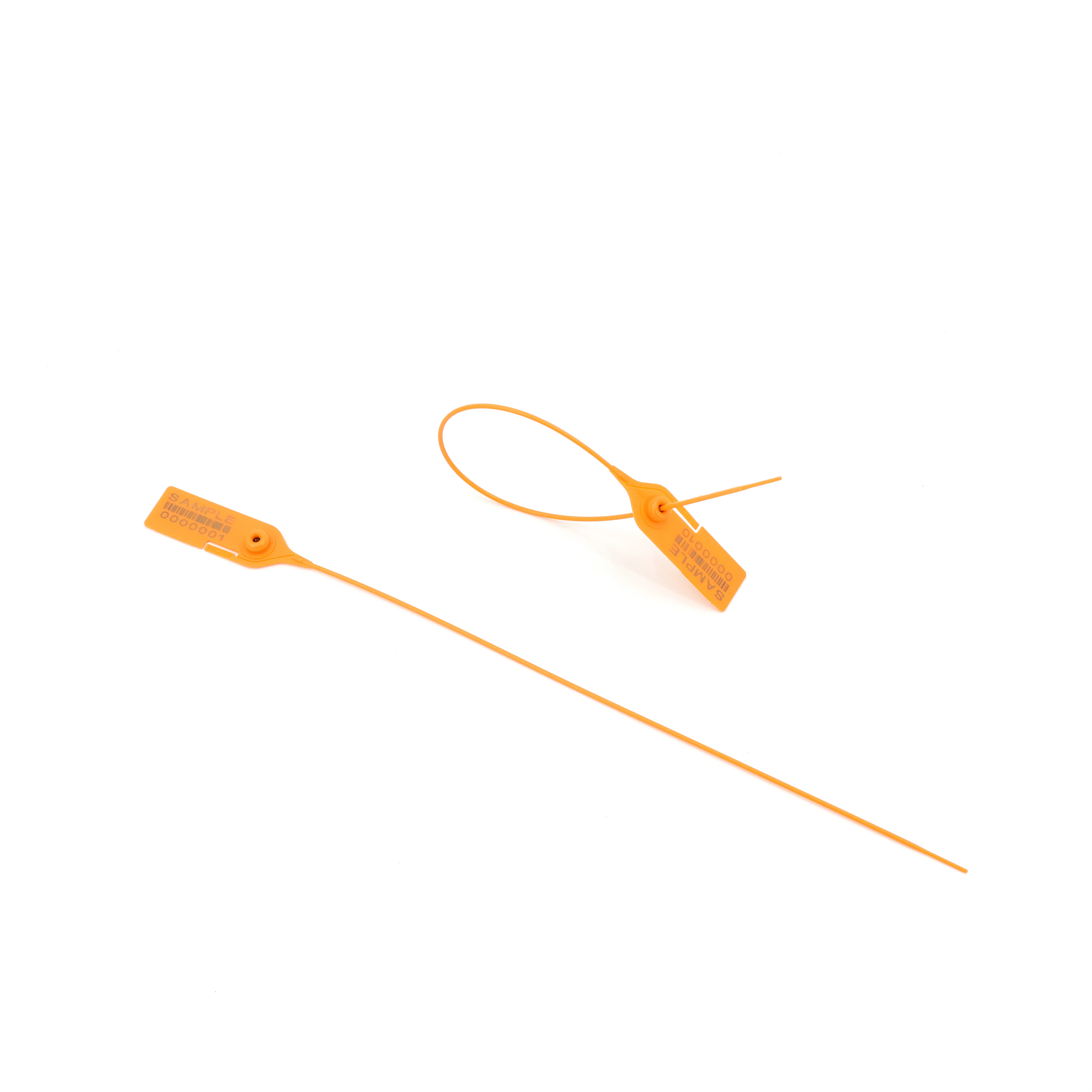 PP Plastic 360mm pull tight plastic security seal with tear-off