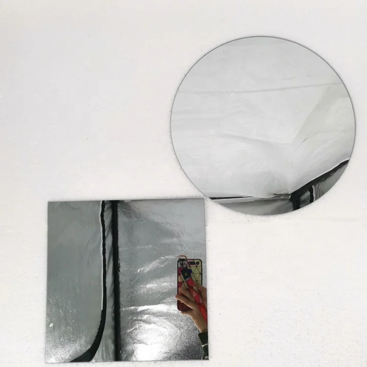 Wholesale Round and square Mirror Candle Plates Set for Centerpiece for Wedding, Christmas and Party Decor