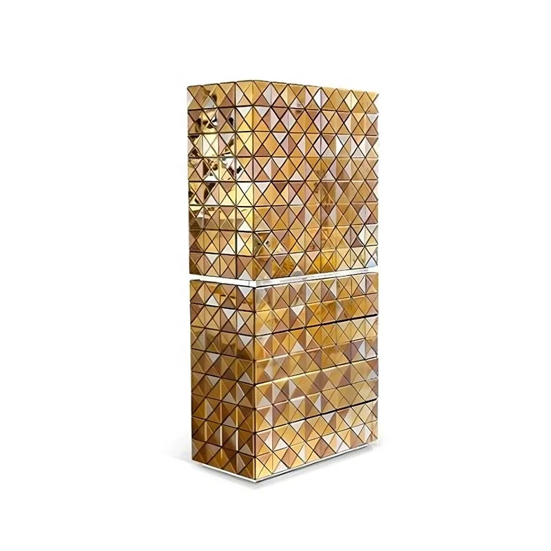 BO CA DO LOBO High-end Custom Winsome Ancona Wine Storage Modern Villa Restaurant Solid Wooden Dining Sideboard Storage Cabinet