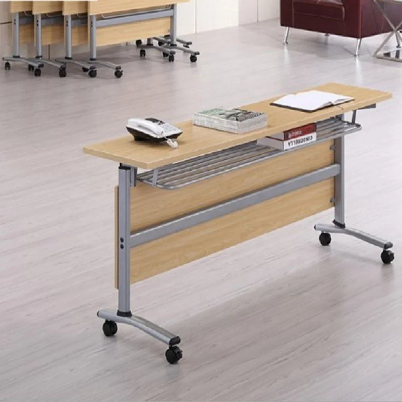 China Manufacturer Stackable Folding Office Furniture White Training Desks Conference Room Meeting Room Desk Table for office
