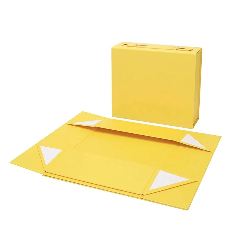Custom Logo Premium Gift Box Luxury Large Package Cardboard Paper Hoodie Shoes Clothes Magnetic Packaging Box With Handle