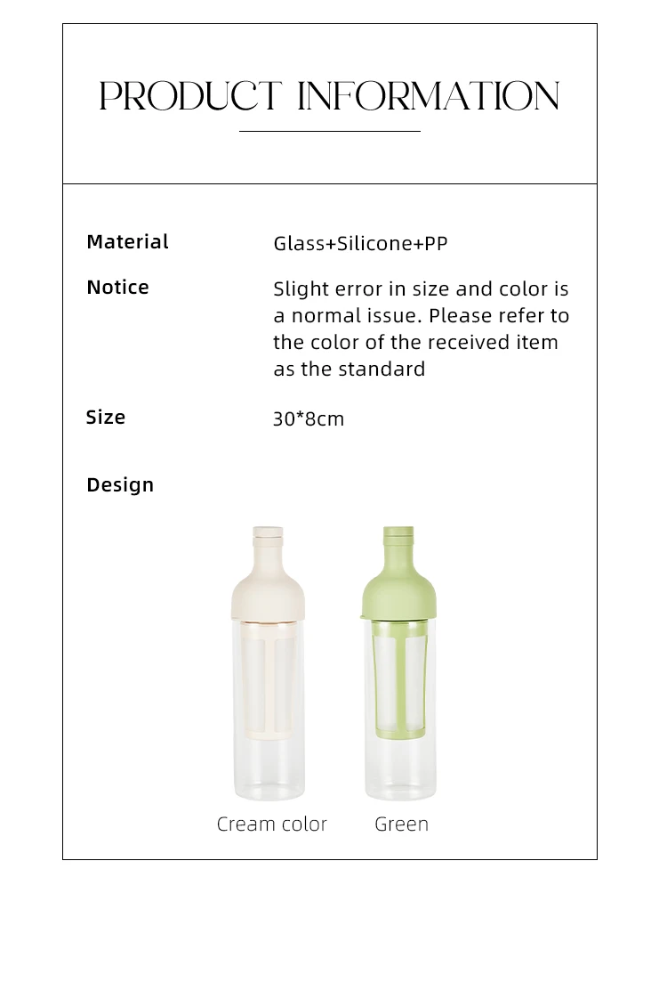 Manufacturer Wholesale Cold Brew Coffee Maker Home Cold Brew Pot with Grinder for Fruit Tea and Ice Drip Coffee Apparatus
