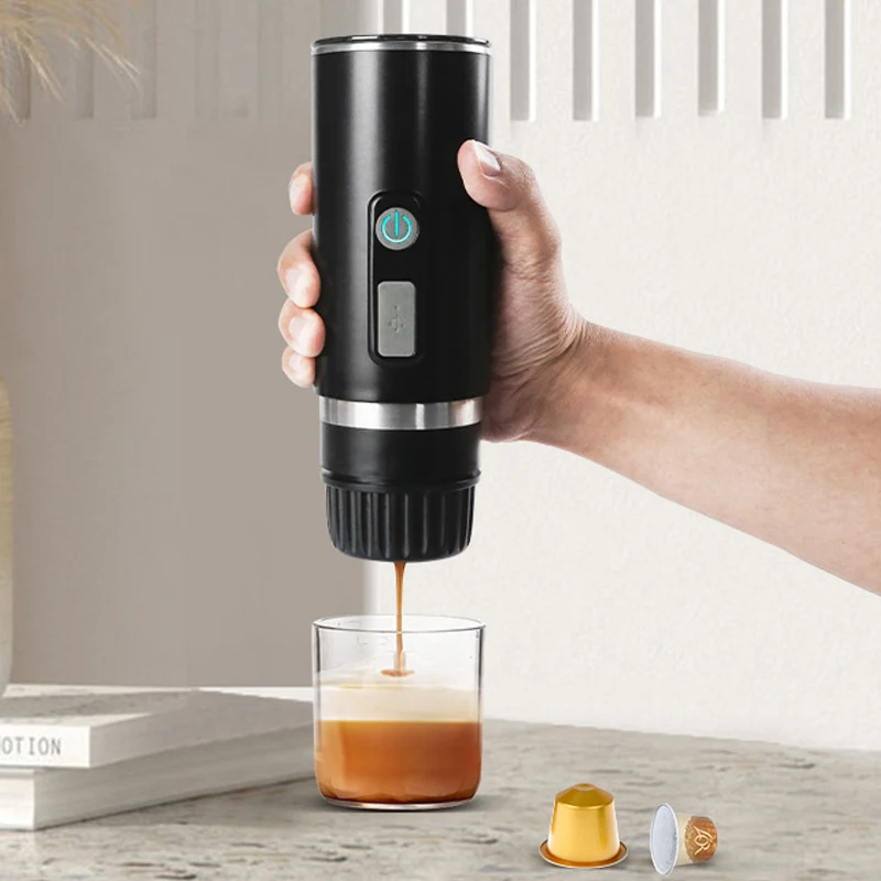 USB Electric Espresso Automatic Coffee Machine 3 In 1 Portable Travel Coffee Maker