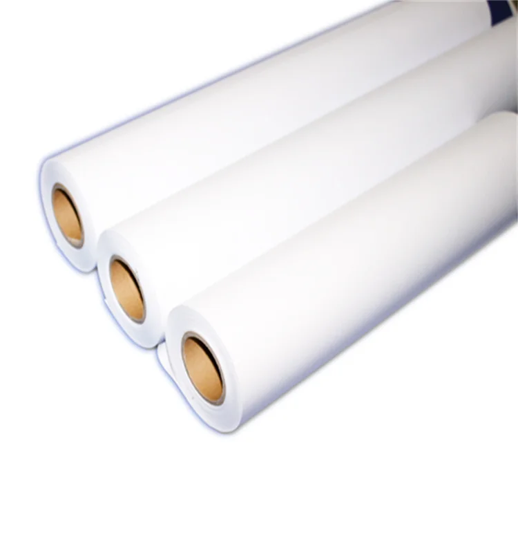 Glossy 60GSM White CAD Plotter Paper Bond drawing Paper for Garment Cutting Room