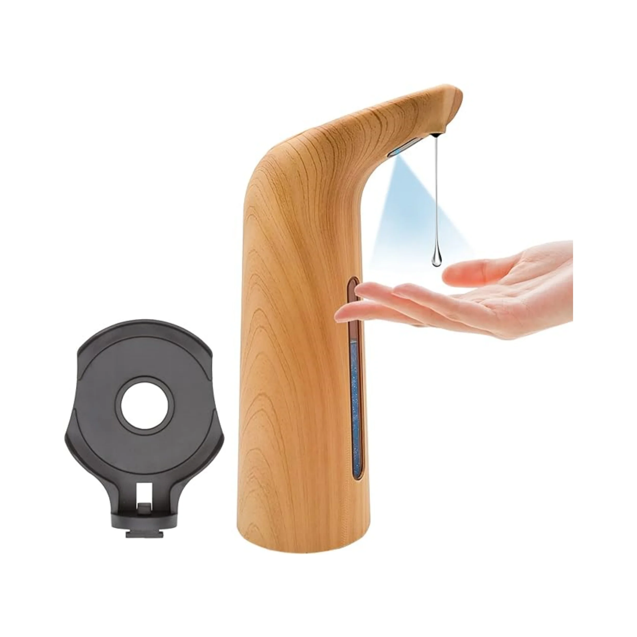 Wood automatic soap dispenser motion sensor with IR, automatic soap dispenser non-contact