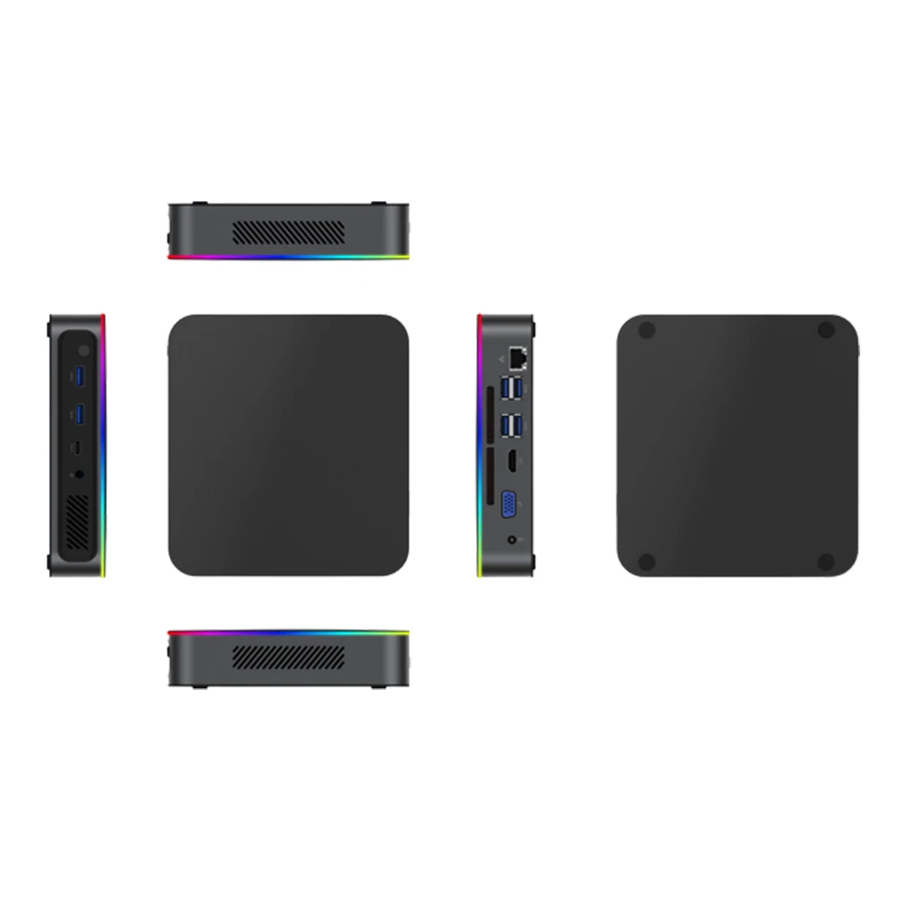 Factory Aio mini computer nuc Intel N5095A DDR4 16G+512G  win11 home for gaming business  portable  desktops barebone mini pcs