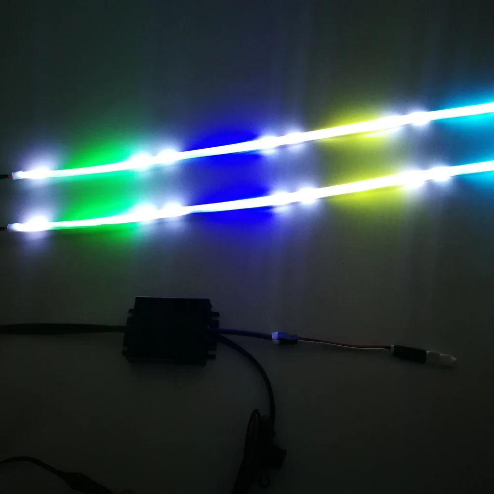 MS-07 12V SRGBHV auto lighting system 12v srgb strips color chasing drl led strips app control