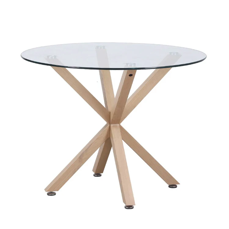 Modern Glass 4 Chairs Banquet Small Folding Wood Black White Marble Top Luxury Round Dining Table