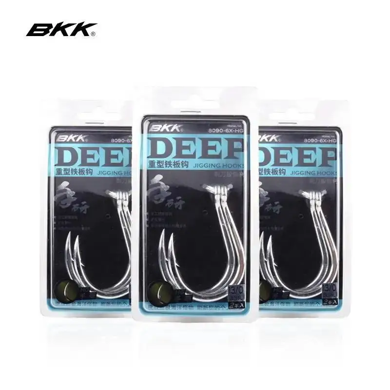 Original 8090-6X-HG Deep Ocean Big Barbed Hooks Grouper Hook sea fishing jig hook