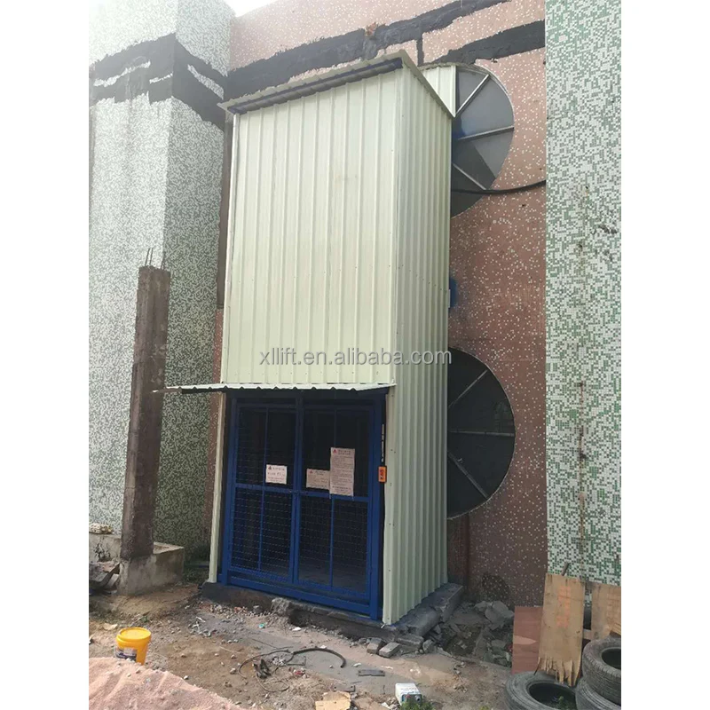 100kg-10ton Customized Warehouse Platform Stair Small Mini Hydraulic Freight Goods Elevator Cargo Lift