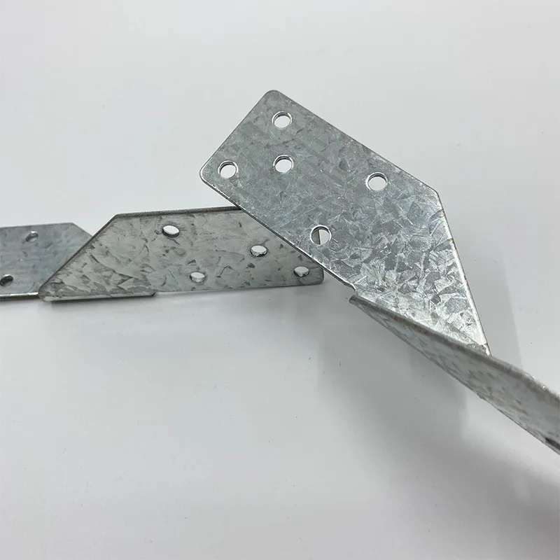 The metal material used for engineering construction is galvanized with high hardness Hurricane Tie