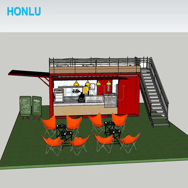 Portable living house container tiny double storey foamcrete panel house patented luxury container house