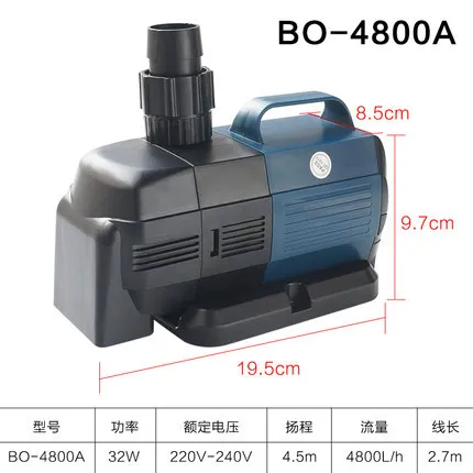 SOBO BO 1800-9000 Eco Aquarium Sobo pump water Variable Frequency Fish Tank Aquaculture Water Pump Submersible Water Pump
