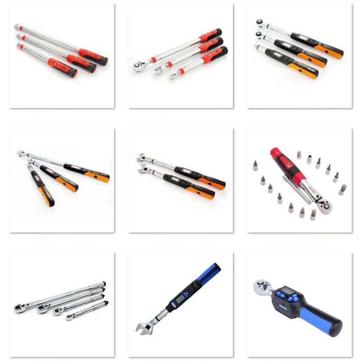 Short handle Digital torque wrench 1.5-30 3-60 4.2-85 6.8-135 10-200 17-340N/m with 1/4 3/8 1/2 ratchet head