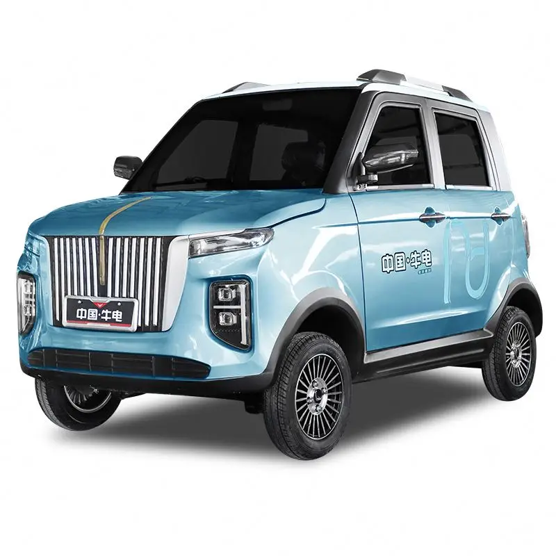 
New Matte Black Apricot Silver Mini Electric 4 Wheel Car For Adults 