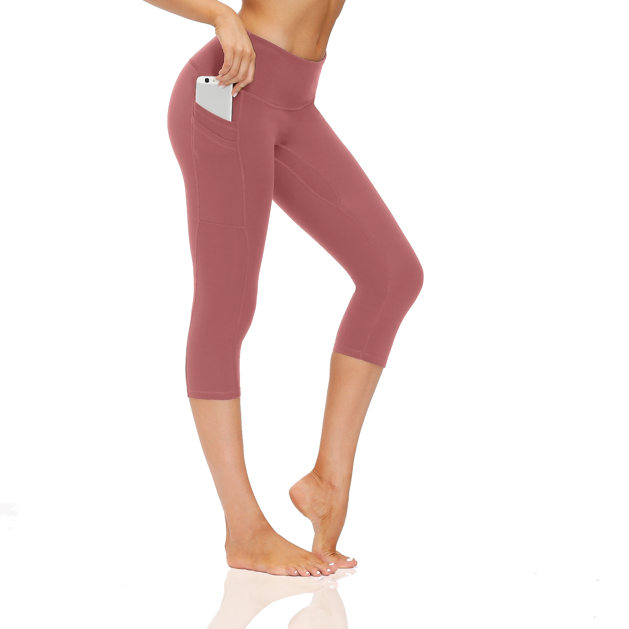 
 Склад в США доставка уникальный высокая Талия сжатия разделяющий ягодицы Йога Леггинсы короткий бумажник тренировки XL  