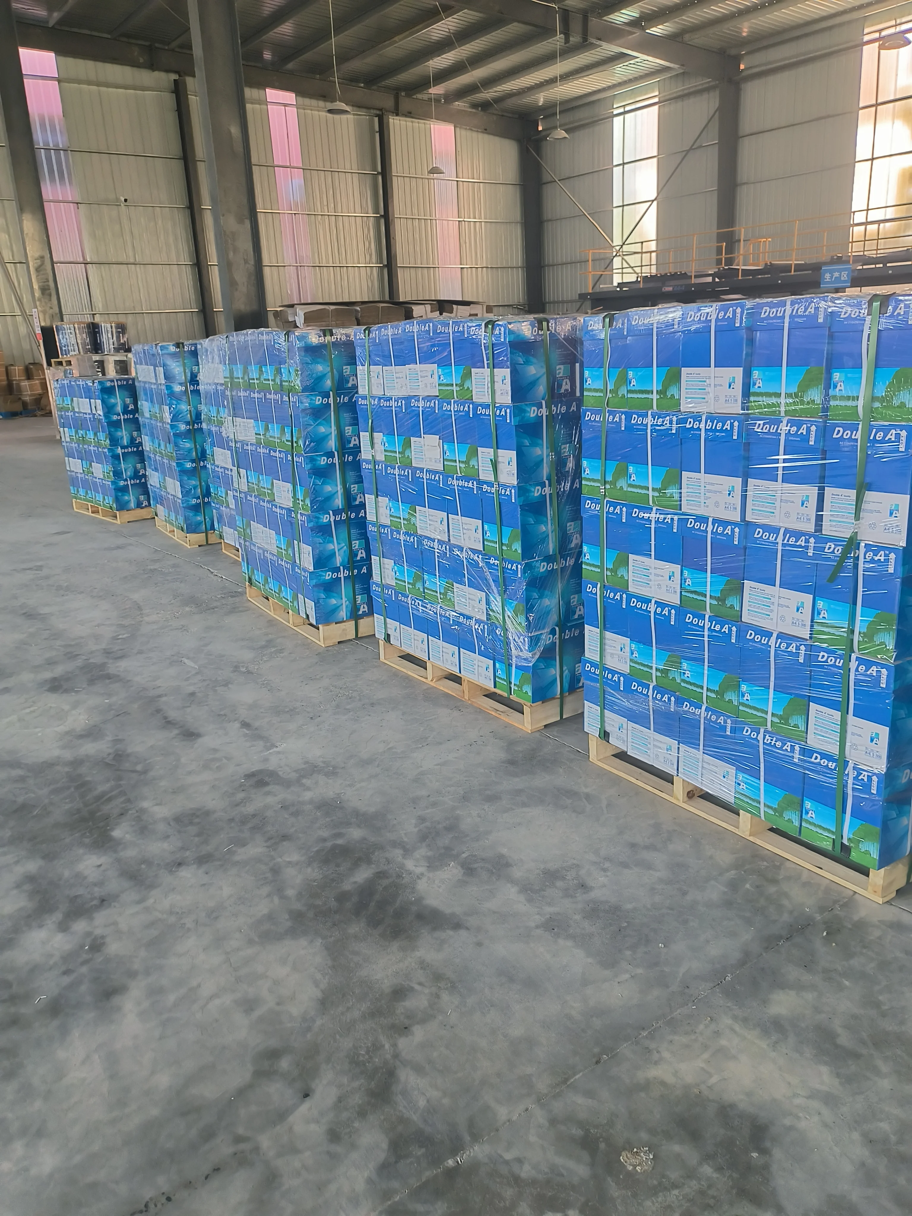 high quality perfect print 100% wood pulp 80gsm A4 format copy paper double a white 500 sheets ream office paper for printer