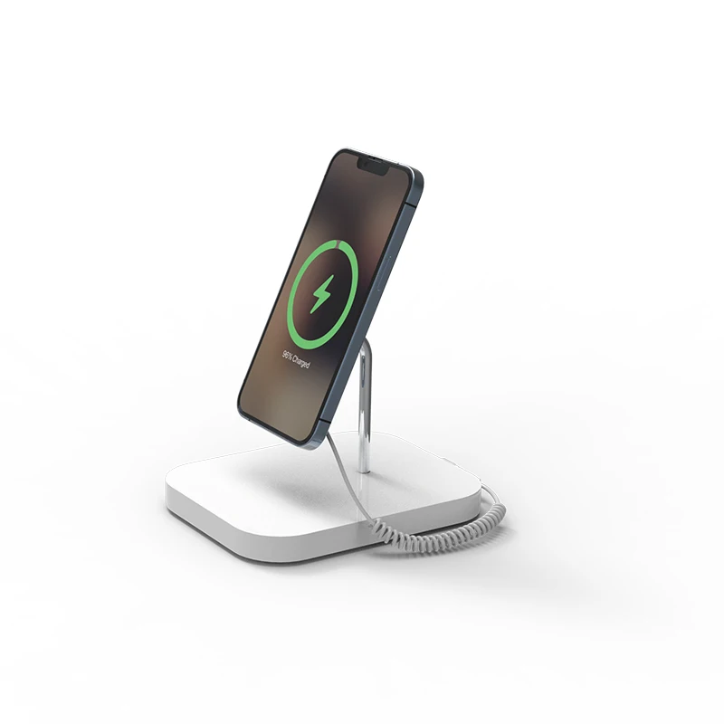 2023 новая магнитная Беспроводная зарядная станция Magsafe сотовый телефон Противоугонный дисплей охранный держатель сигнализации для iPhone