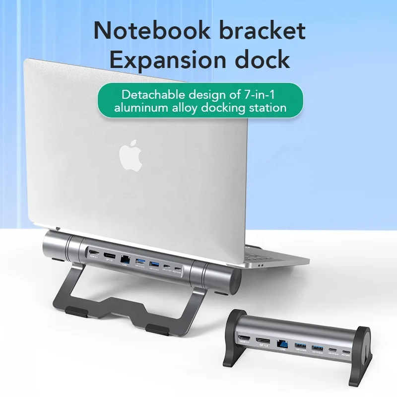 PD Charging SD TF Card Reader 11 in 1 USB C HUB OTG Card Reader Ethernet Adapter USB C Stand for Laptop Docking Station