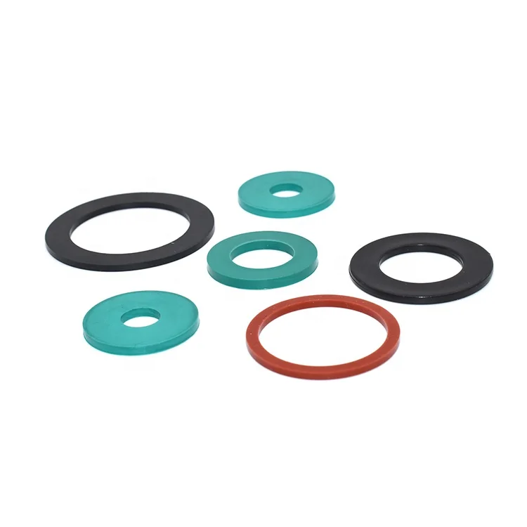 SWKS Rubber flat washer gasket Custom NBR FKM Silicone EPDM Neoprene Flat Rubber Washer Seal