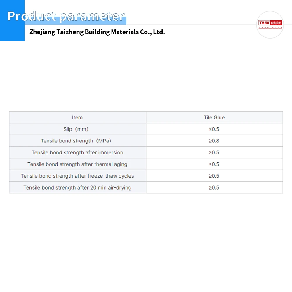 Waterproof Ceramic Tile Glue Tile Adhesive for Ceramic Tile