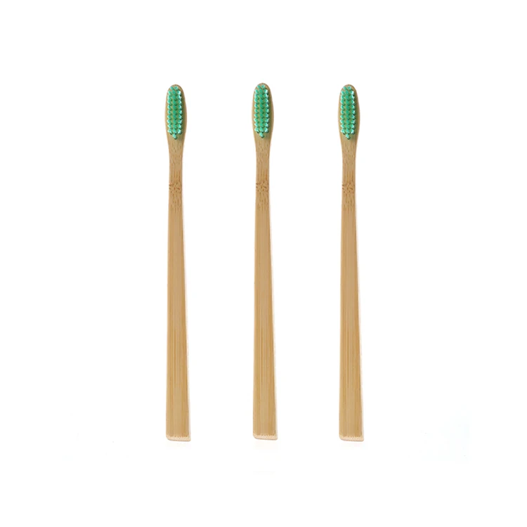 Подгонянный образец гостиницы зубной щетки oem логотипа дешевый бамбуковый свободный