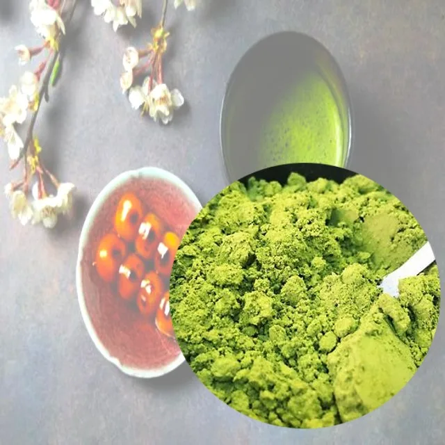 Japanese rich umami taste green tea matcha powder for cakes and chocolate