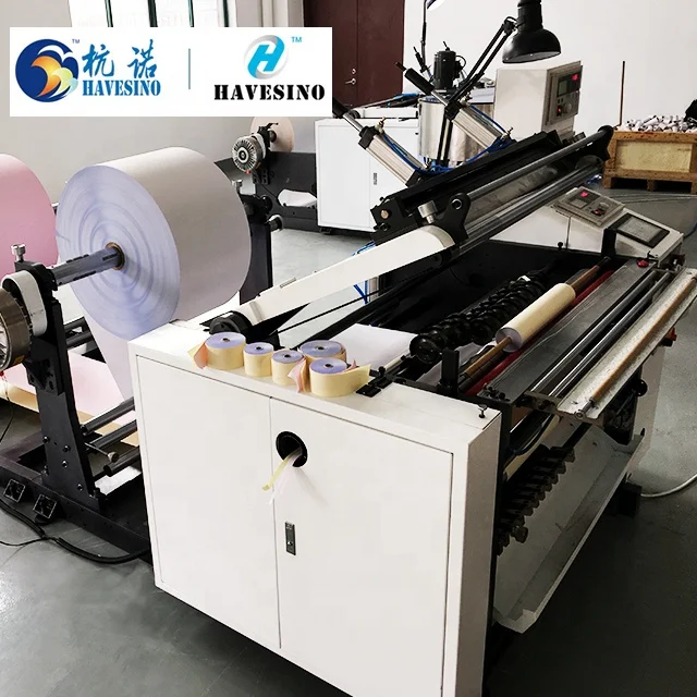 Automatic Thermal Paper Roll Slitter for Sale high speed Paper Roll slitting machine / slitter /rewinder machine
