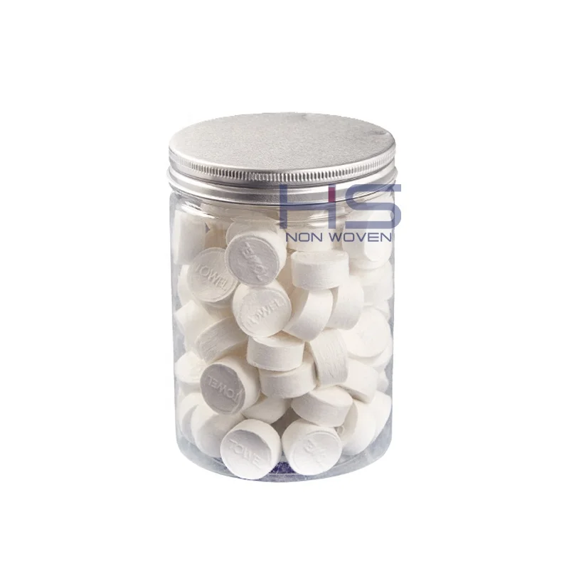 Compressed Magic Coin Towel Napkin Tissue Portable Disposable Just add water