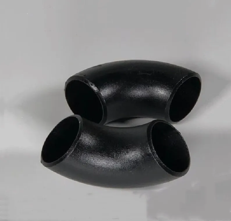 Carbon steel DN150 SCH40 90 deg seamless butt welded LR pipe fitting connector equal elbows with good quality