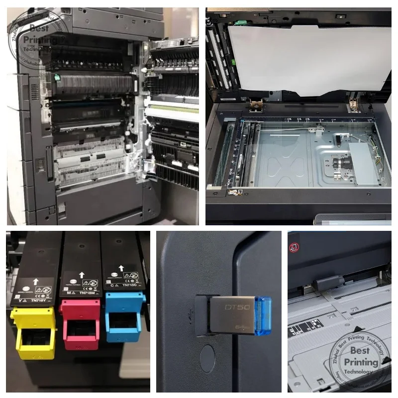 used copiers and printers Konica Minolta bizhub C650i C750i C360i C450i C550i A3 Color Laser printer with scanner and copier