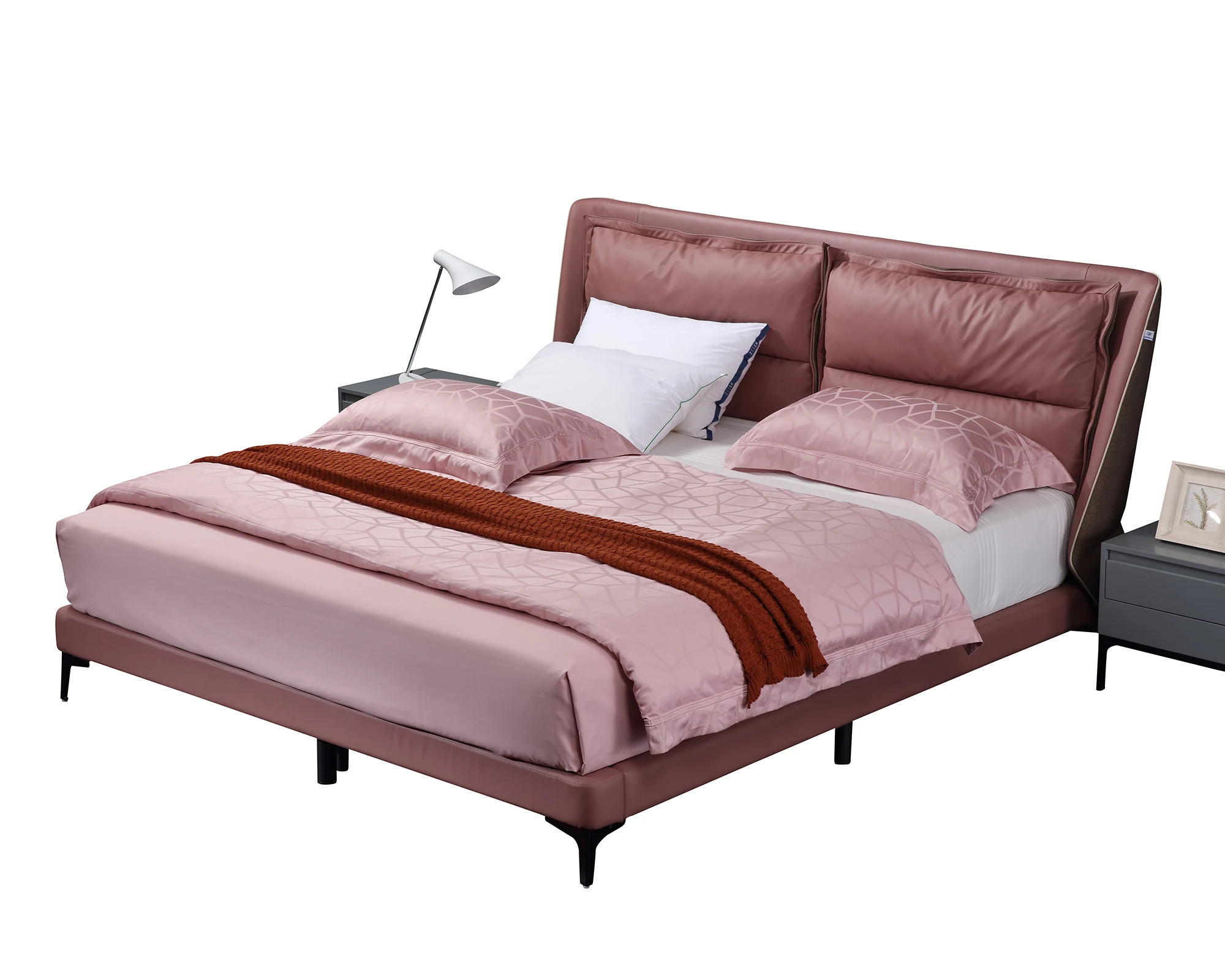 орячая Распродажа отеле домашняя спальная мебель кровати, комплект в Корейском стиле