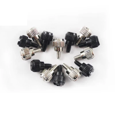 Manufacturer wholesale computer screw 6#-32*5  inch system tooth knurled hand screw manual case screw hardware